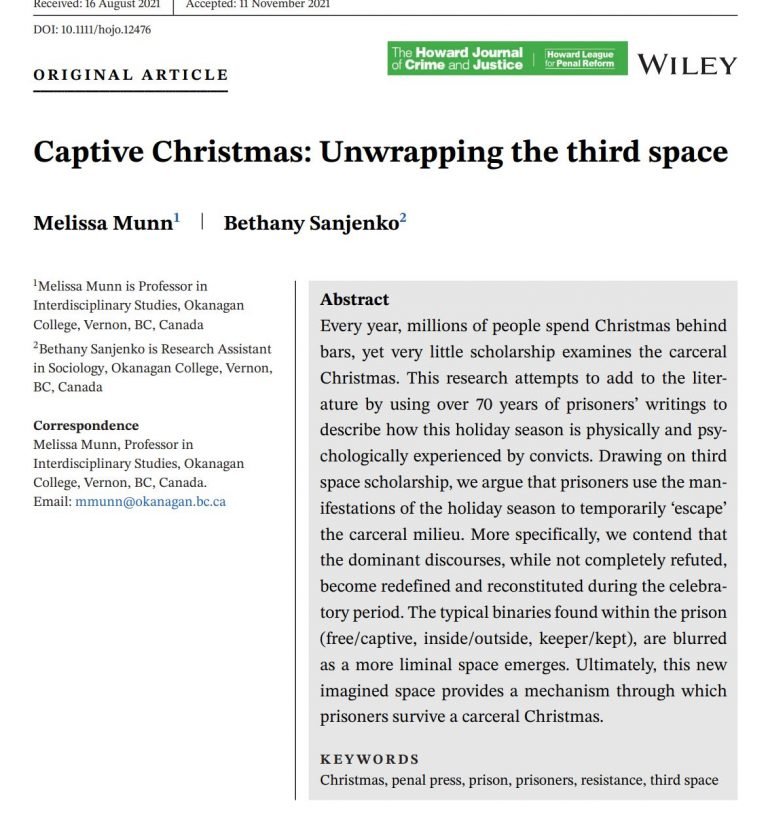 Read more about the article Captive Christmas: Unwrapping the Third Space